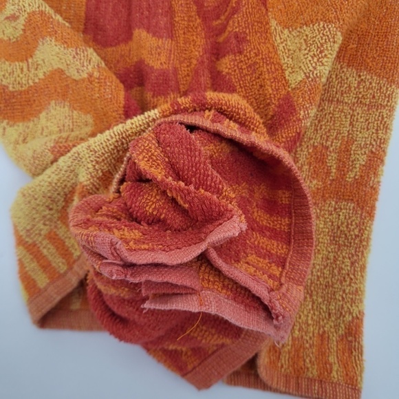 Reworked vintage towel romper shorts tube top sleeveless handmade thrift flip - Picture 11 of 12